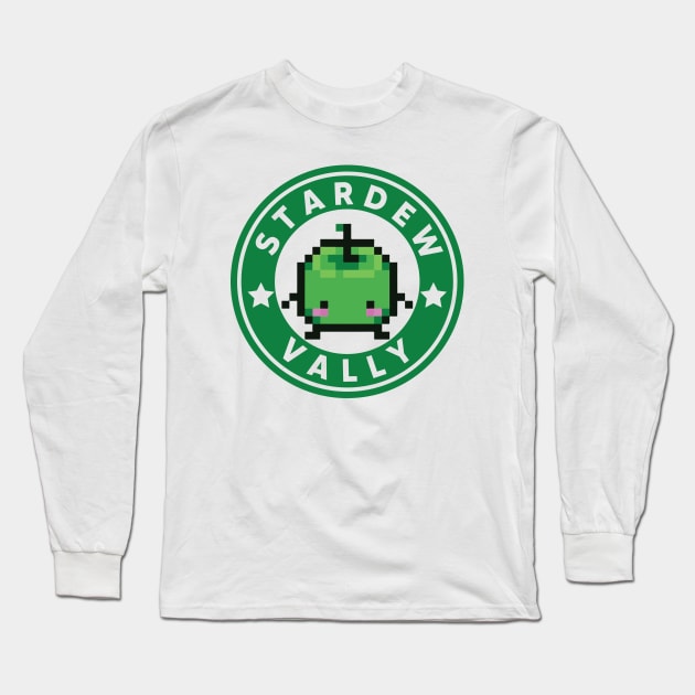 Stardew Valley Coffee Long Sleeve T-Shirt by Madelyn_Frere